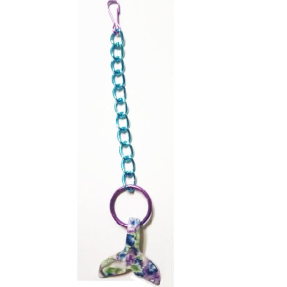 Mermaid Tail Keychain / Bag Charm - Picture 2 of 5